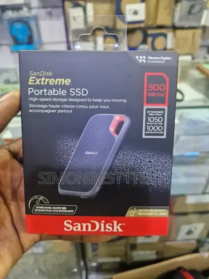 Portable SSD Hard Drive Sandisk 500gb