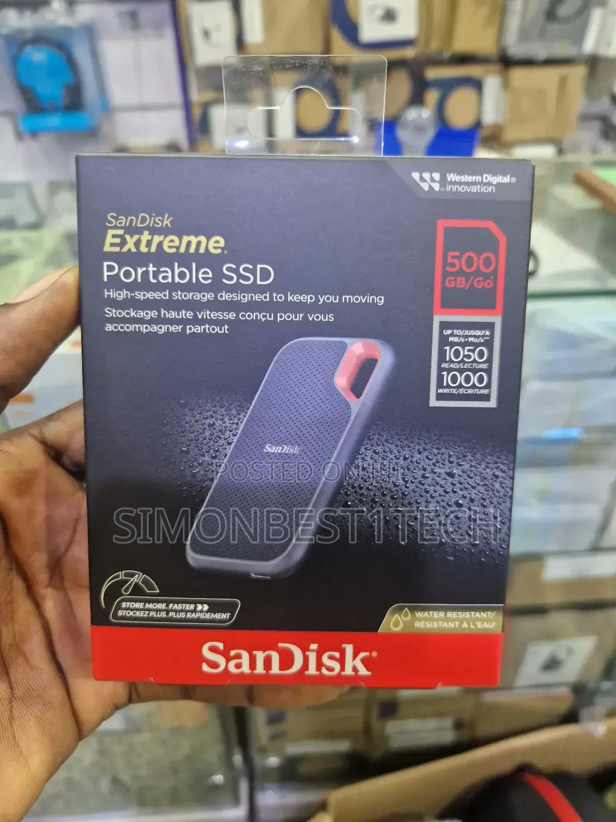 Portable SSD Hard Drive Sandisk 500gb