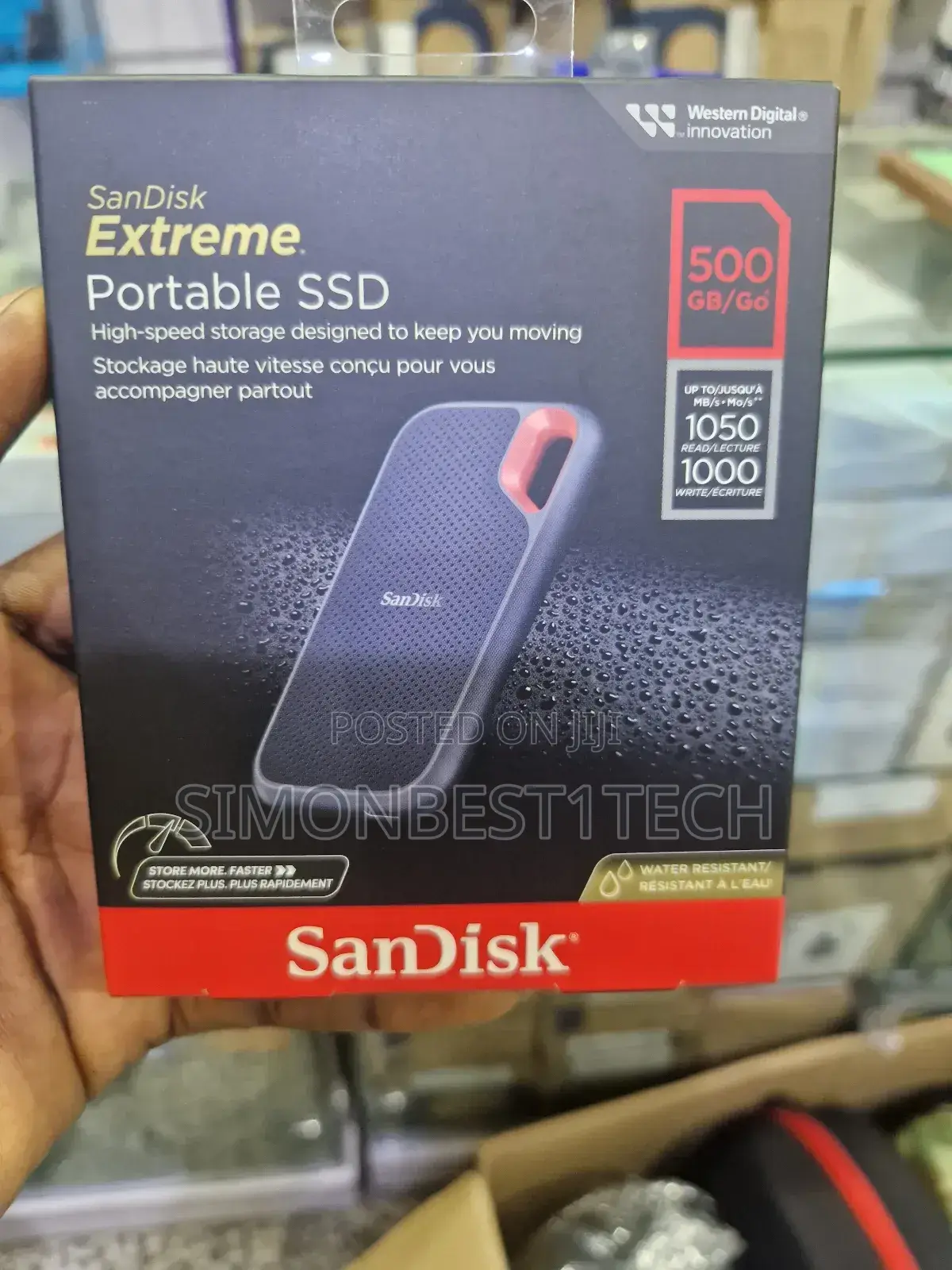 Portable SSD Hard Drive Sandisk 500gb