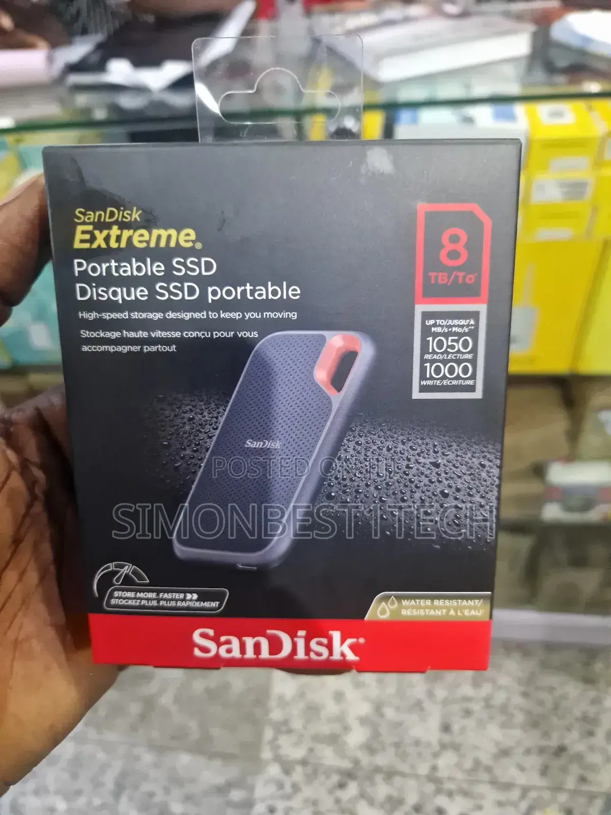 Portable SSD Hard Drive 8tb Sandisk