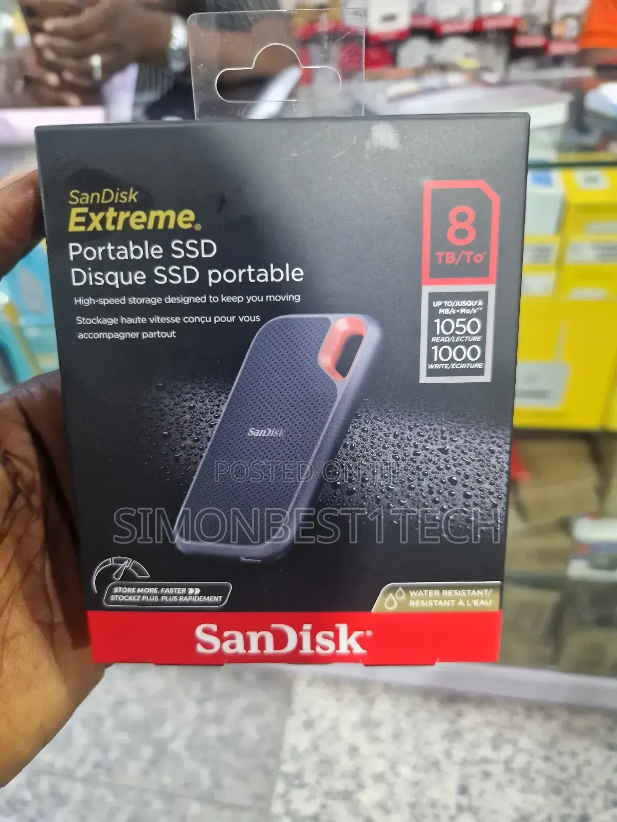 Portable SSD Hard Drive 8tb Sandisk