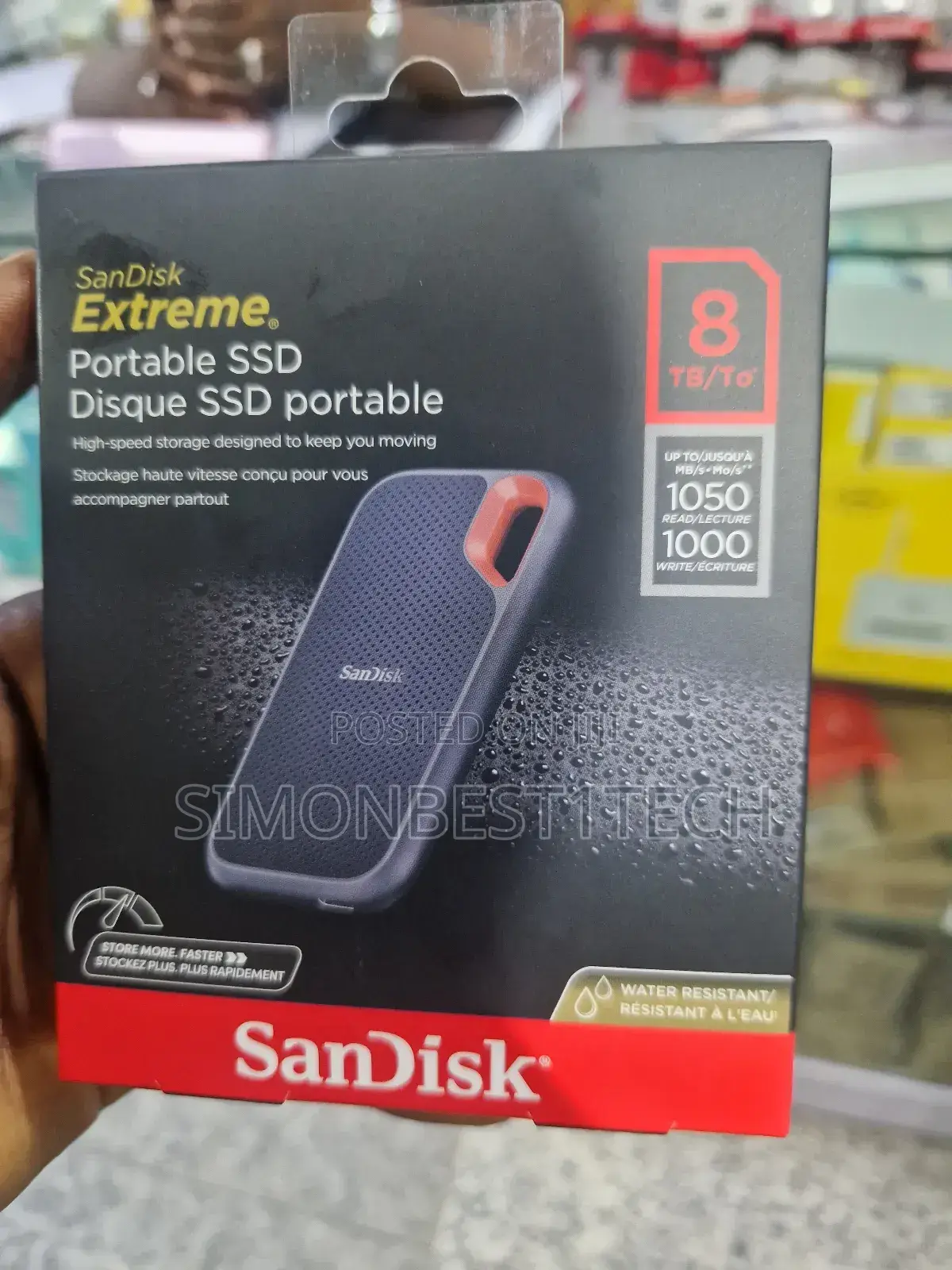 Portable SSD Hard Drive 8tb Sandisk