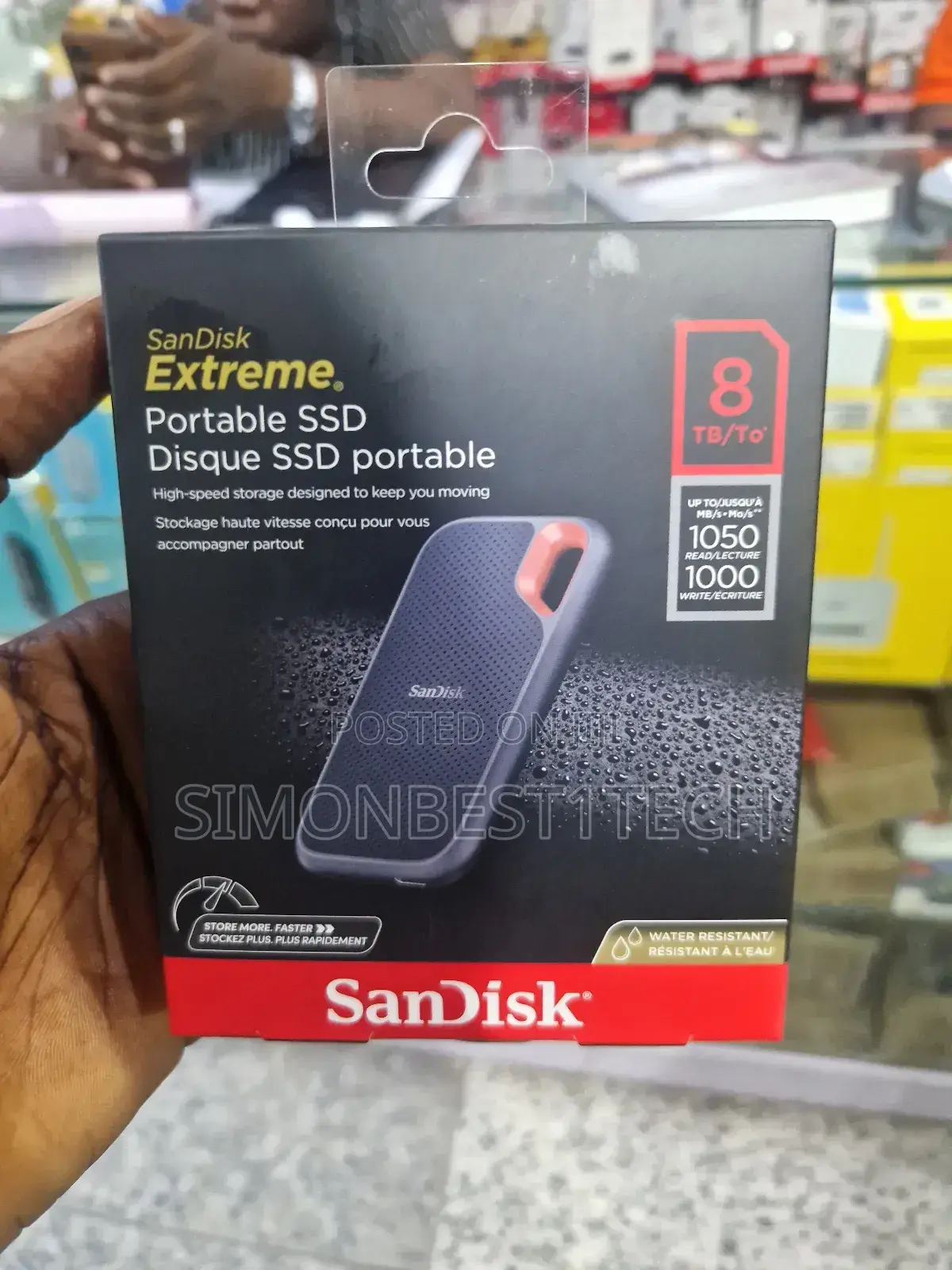Portable SSD Hard Drive 8tb Sandisk