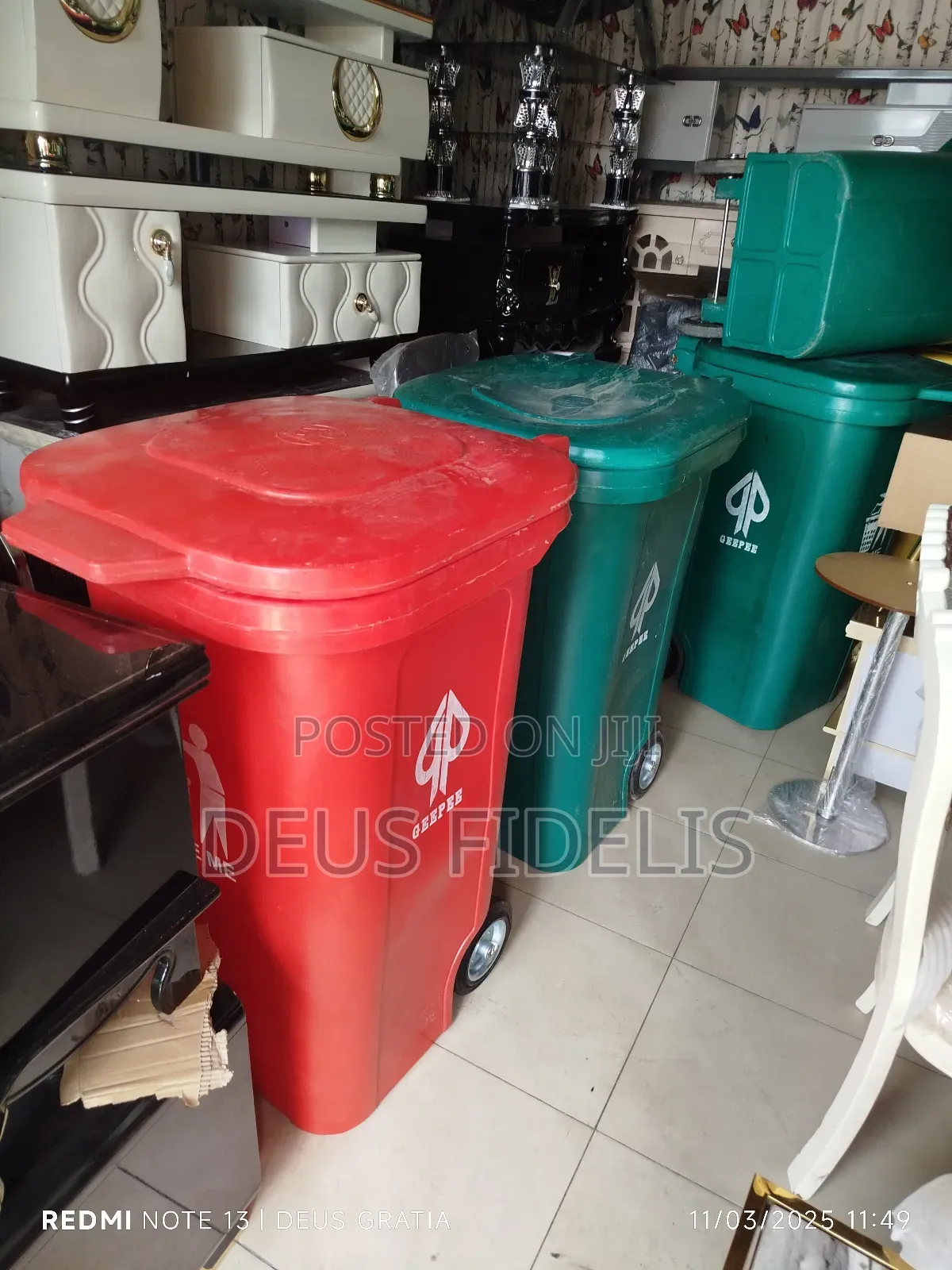 Geepee Waste Bin With Tyre