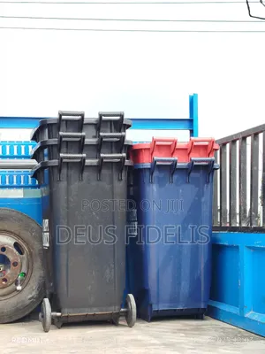 240 Litres Rolling Waste Bin With Cover