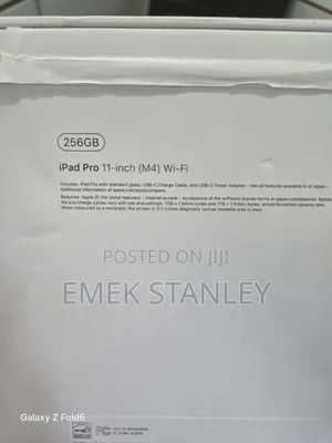 New Apple iPad Pro 11 (2024) 256 GB Gray