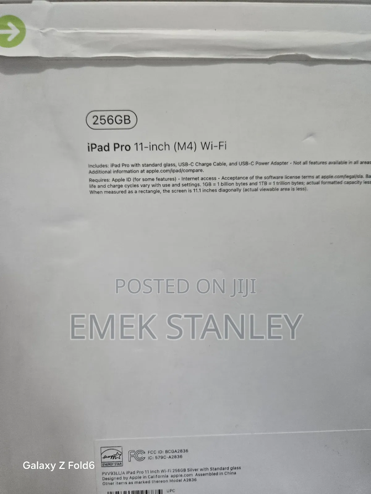 New Apple iPad Pro 11 (2024) 256 GB Gray