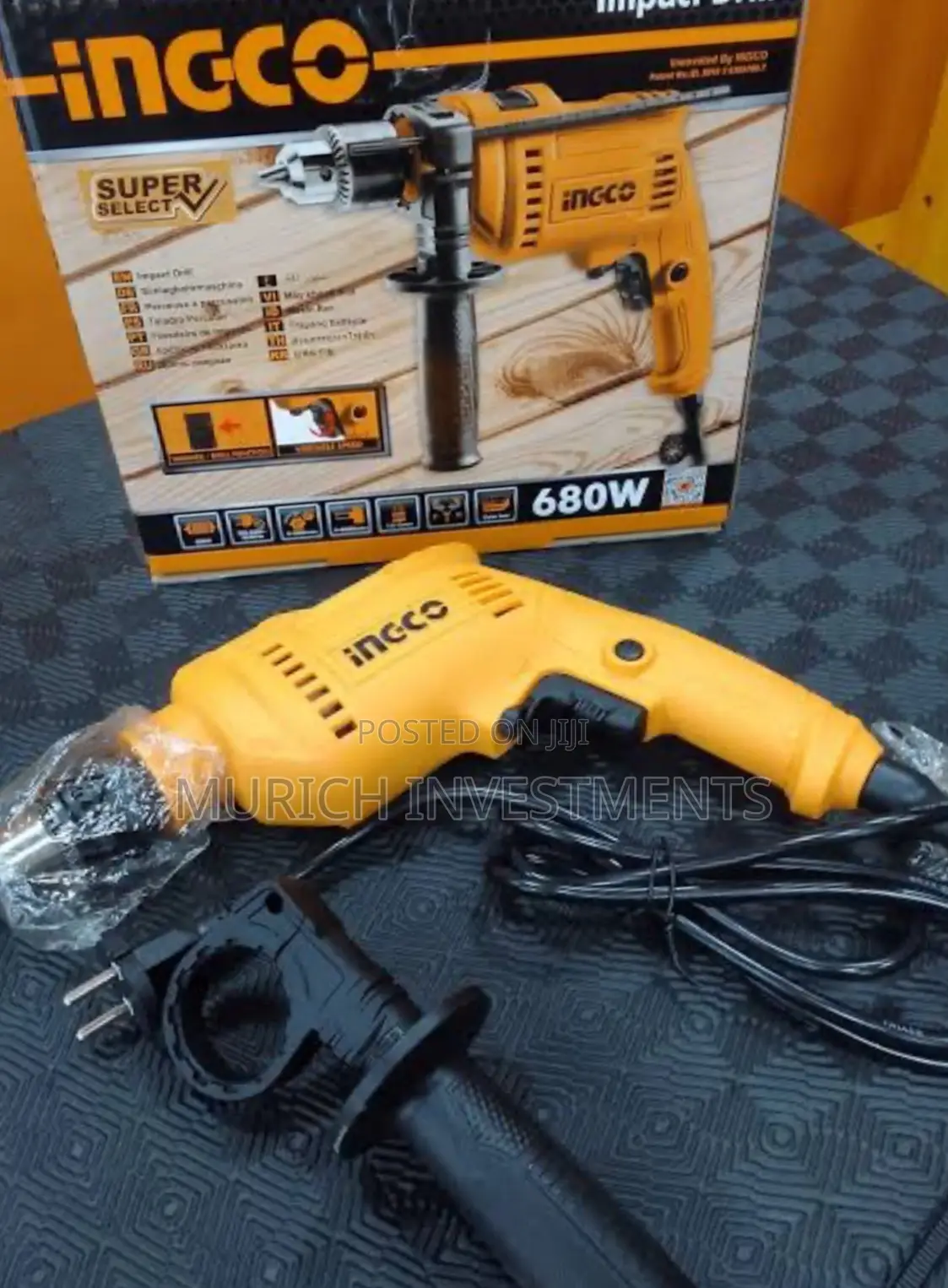 13mm Impact Drill 680w Id68016p
