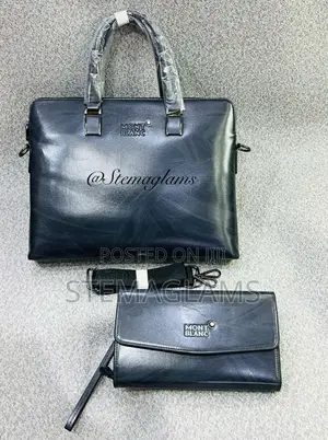 Mont Blanc Laptop Bag and Arm-Pit Purse