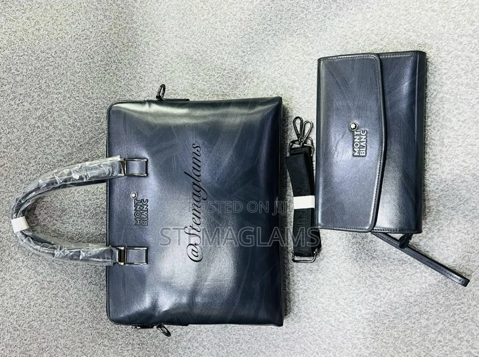 Mont Blanc Laptop Bag and Arm-Pit Purse