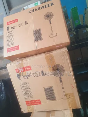 Professional Solar Standing Fans
