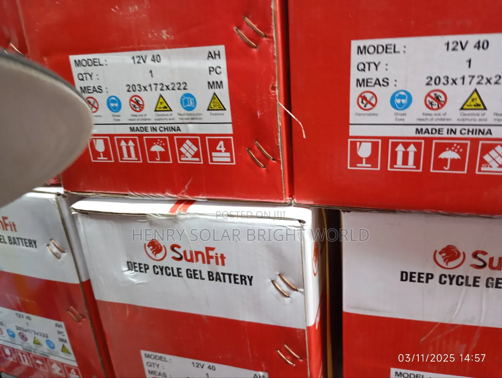 Sunfit 12v 40ah Battery