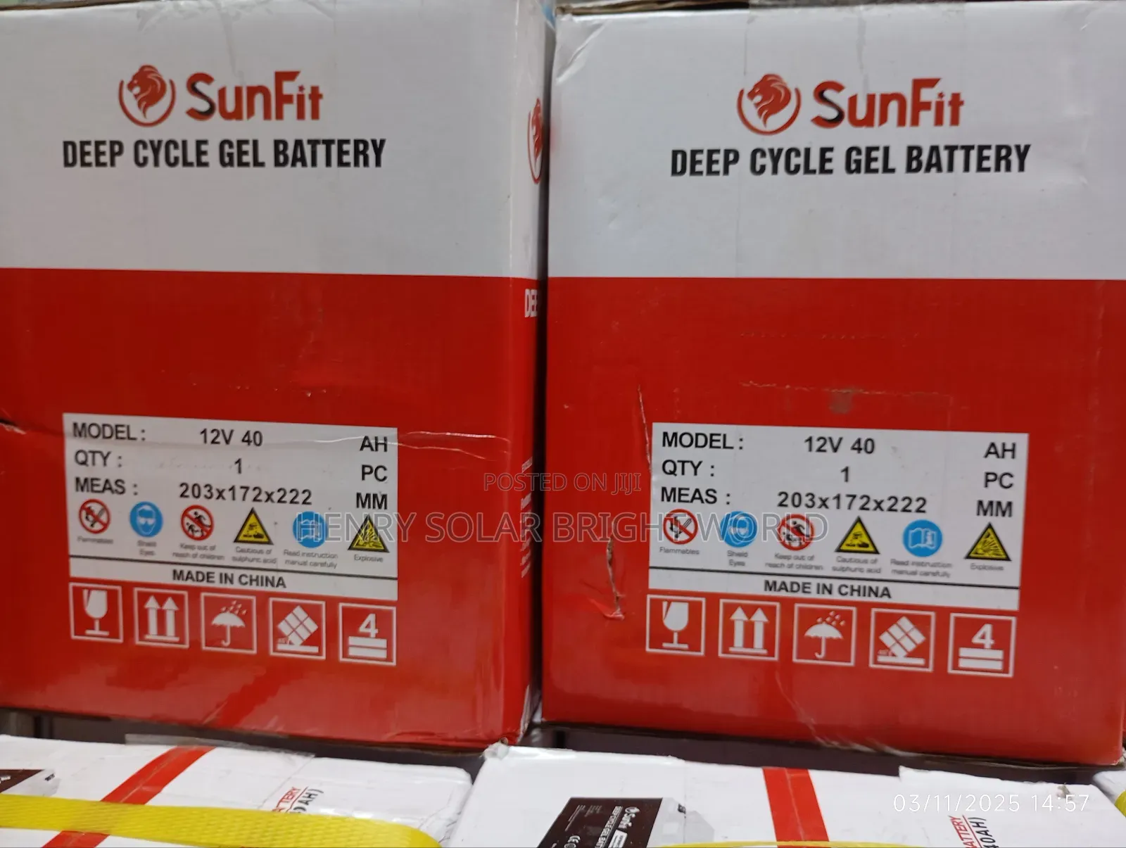 Sunfit 12v 40ah Battery