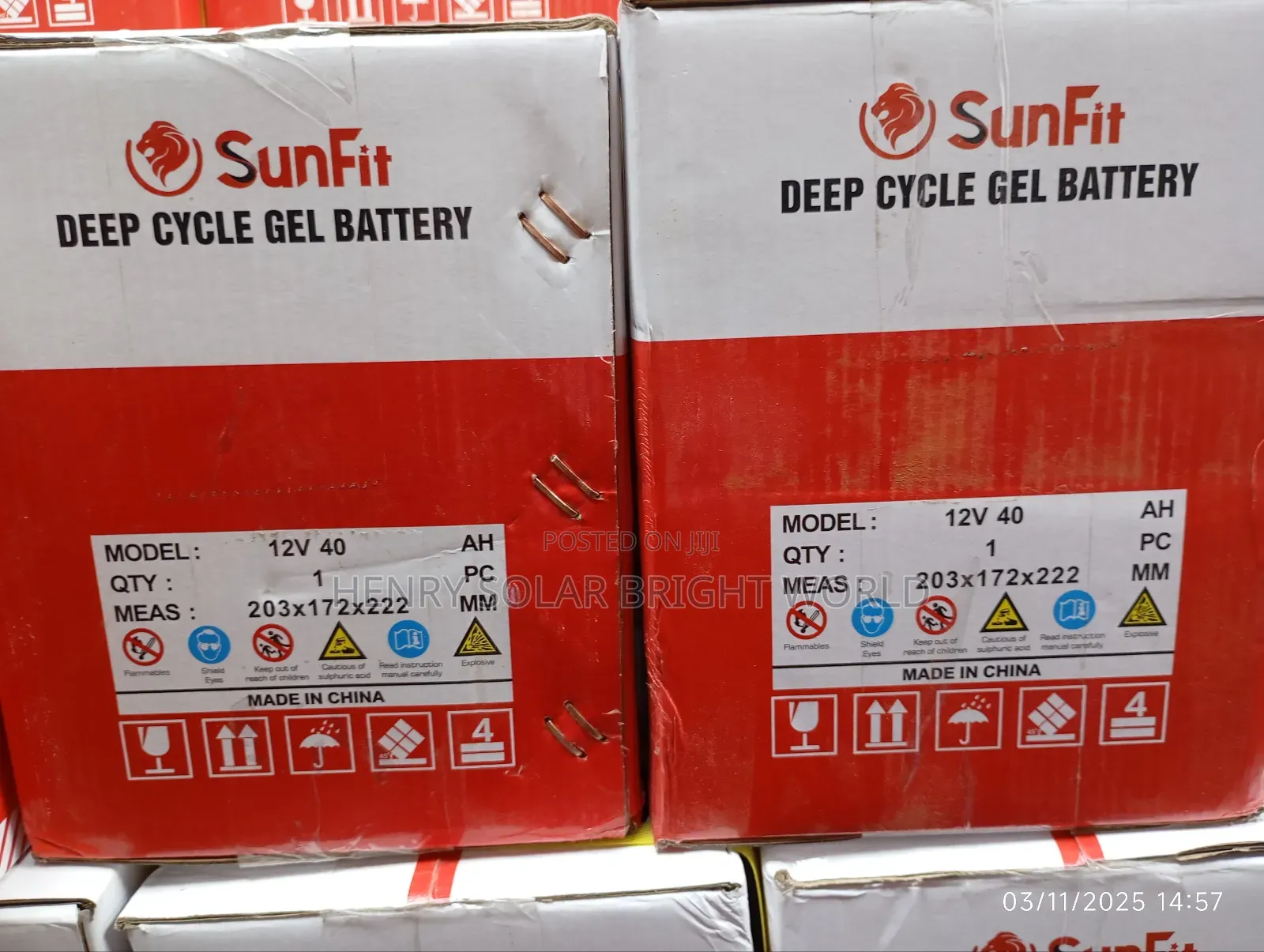 Sunfit 12v 40ah Battery