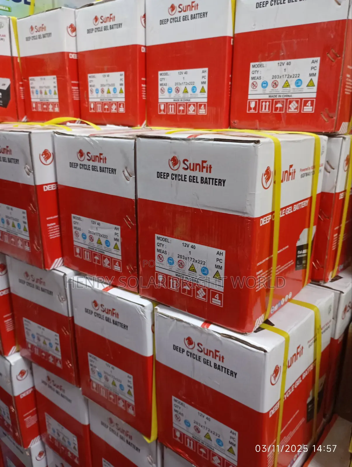 Sunfit 12v 40ah Battery