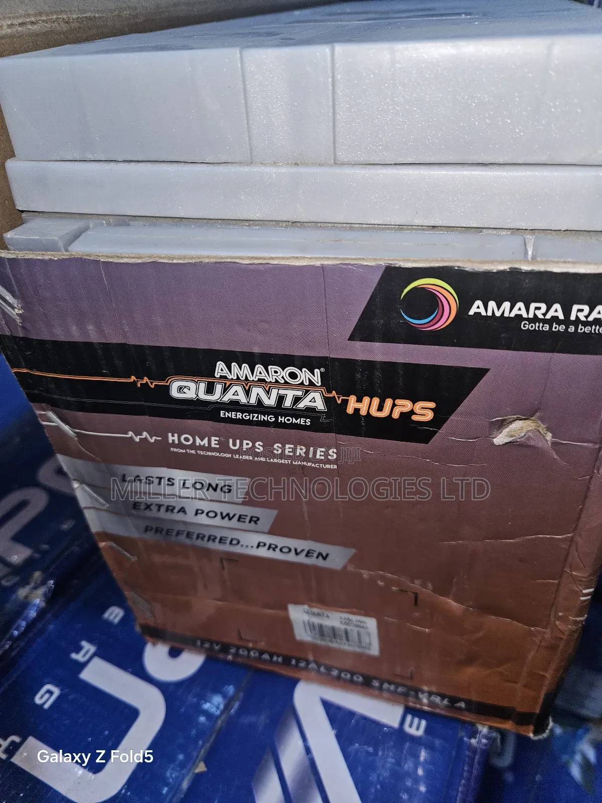 200ah 12v Amaron Quanta to Power Ac and Fridge