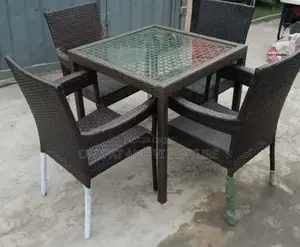 Outdoor Set With Four Chairs and One Table