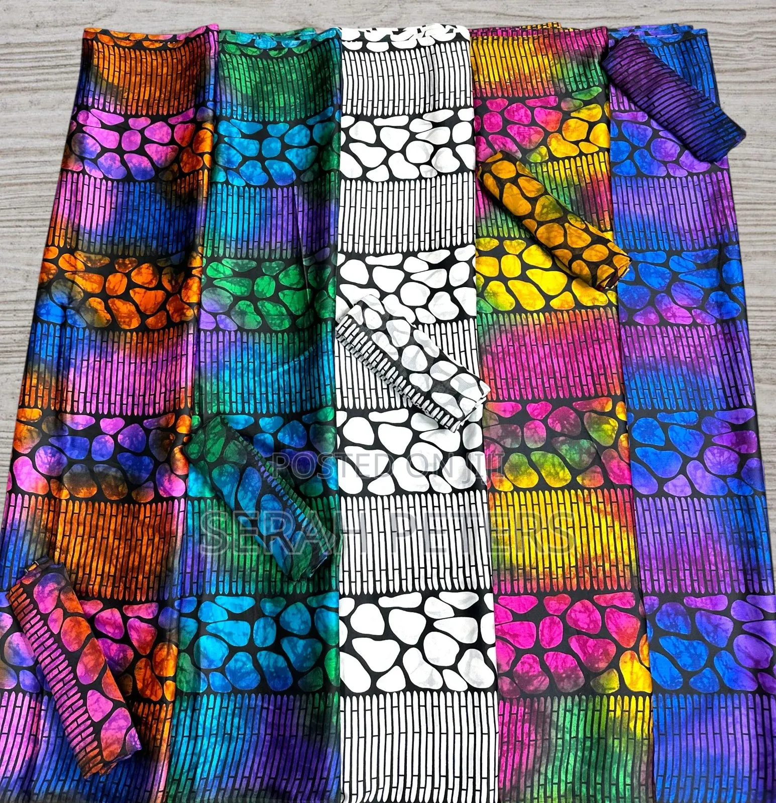 Adire Silk and Chiffon
