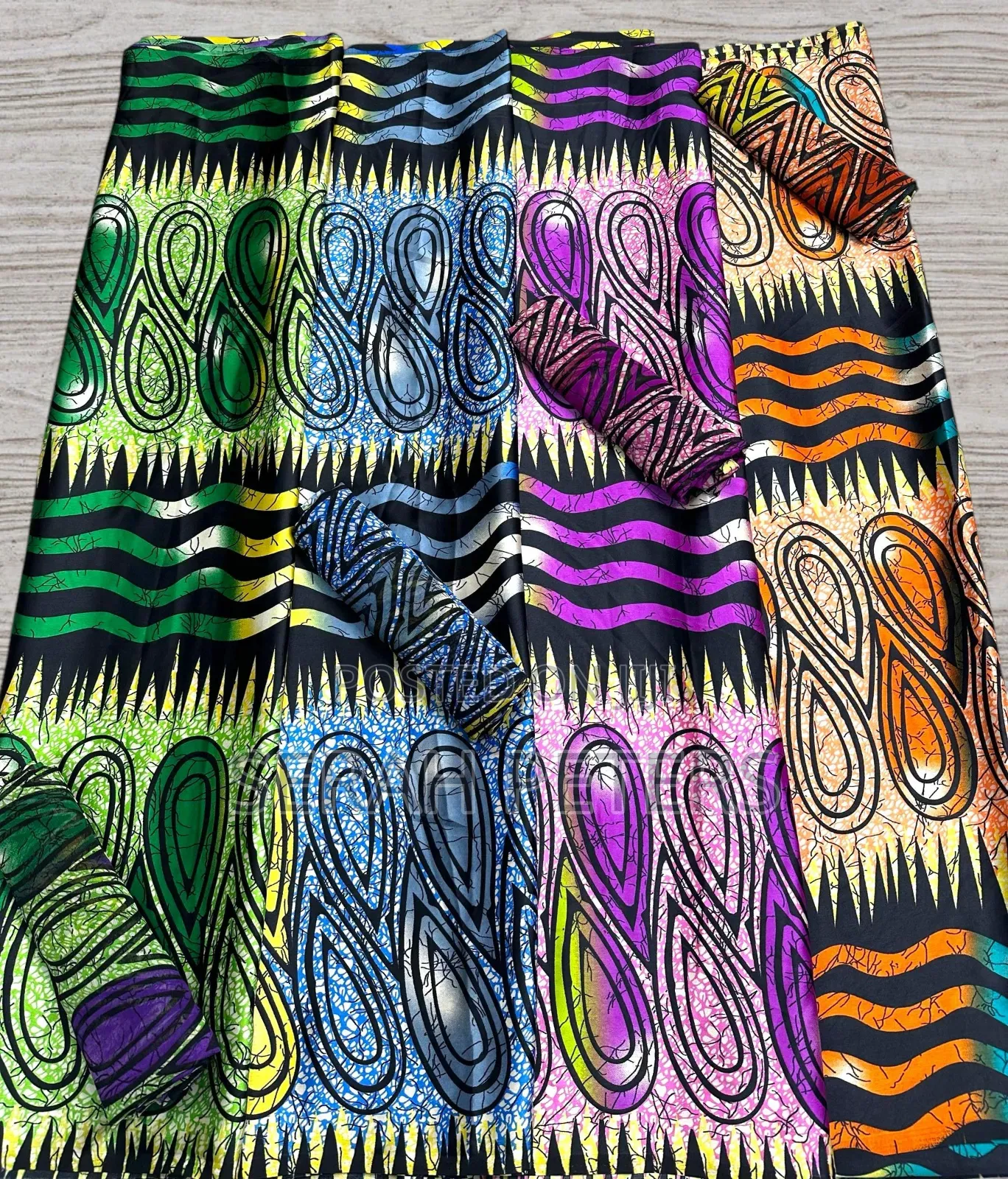 Adire Silk and Chiffon