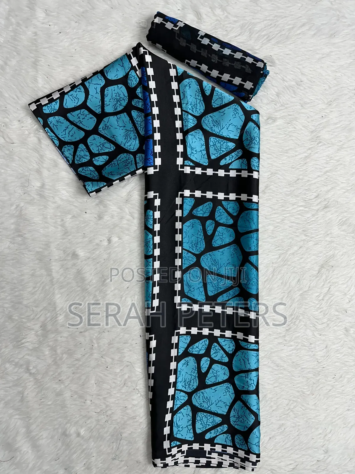 Adire Silk and Chiffon
