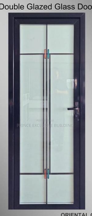 4 Line Black Glass Toilet Door in Ikoyi - Doors, Prince Exclusive ...