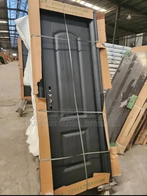 Toilet Black Steel Door