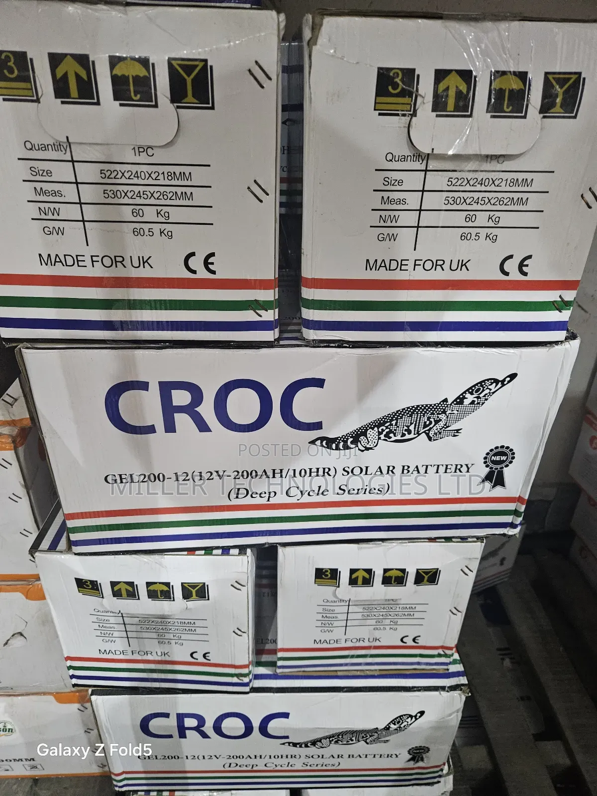 Croc Dry Cell 200ah 12v Battery