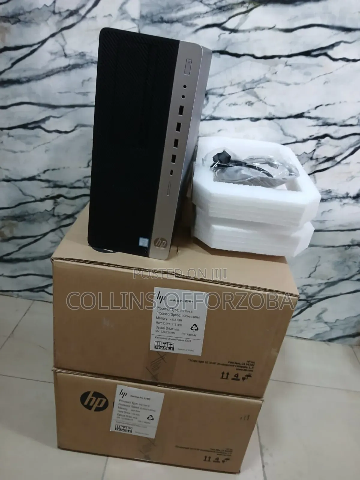 New Desktop Computer HP EliteDesk 800 G3 8GB Intel Core I5 SSD 256GB