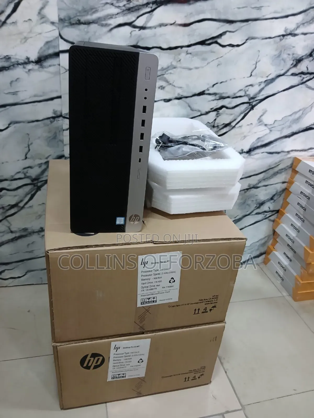 New Desktop Computer HP EliteDesk 800 G3 8GB Intel Core I5 SSD 256GB
