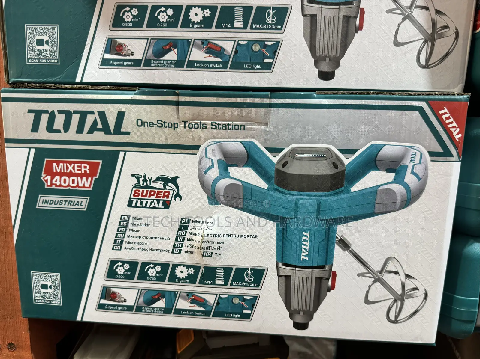 Total Paddle Mixer Mortar Mixer 1400w