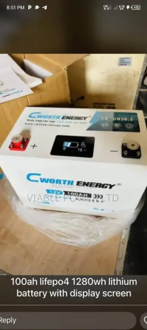 100amps Lithium Ion Battery C Worth Energy
