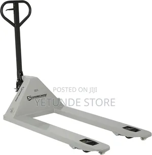 Strongway Pallet Jack Fork Pallet Truck - 63.5in L X 27in W