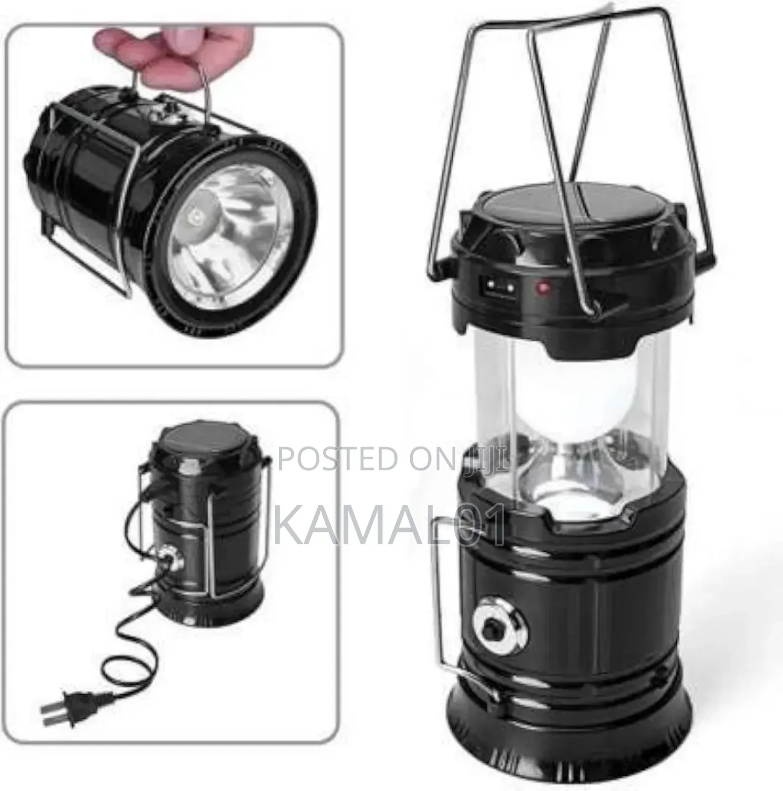 Rechargeable Solar and Charging Led Lantern Torch Light