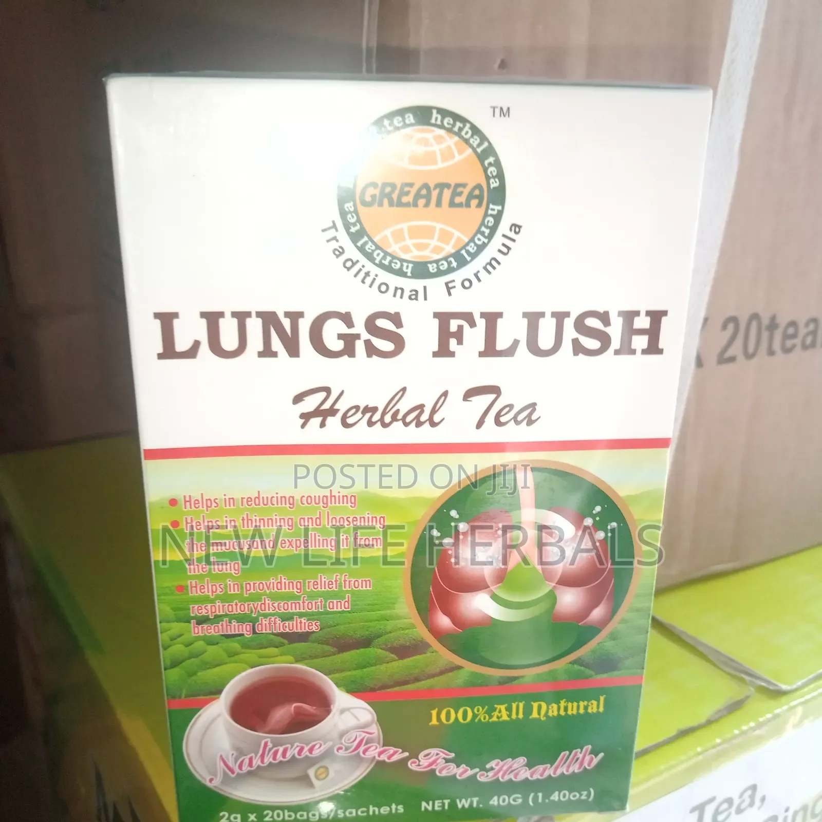 Natural Lung Flush Herbal Tea