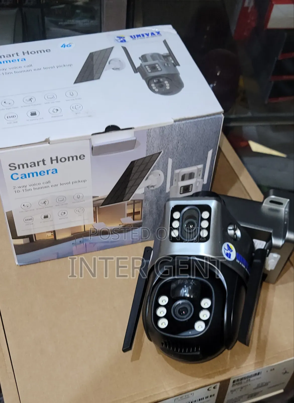 Solar Camera Dual Lens Eseecloud