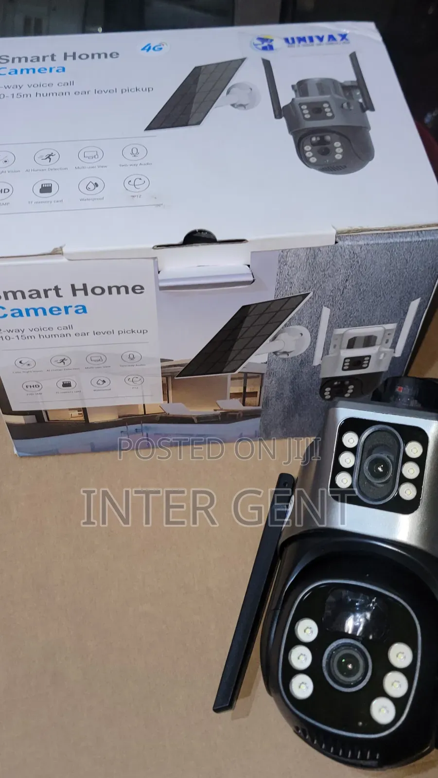 Solar Camera Dual Lens Eseecloud