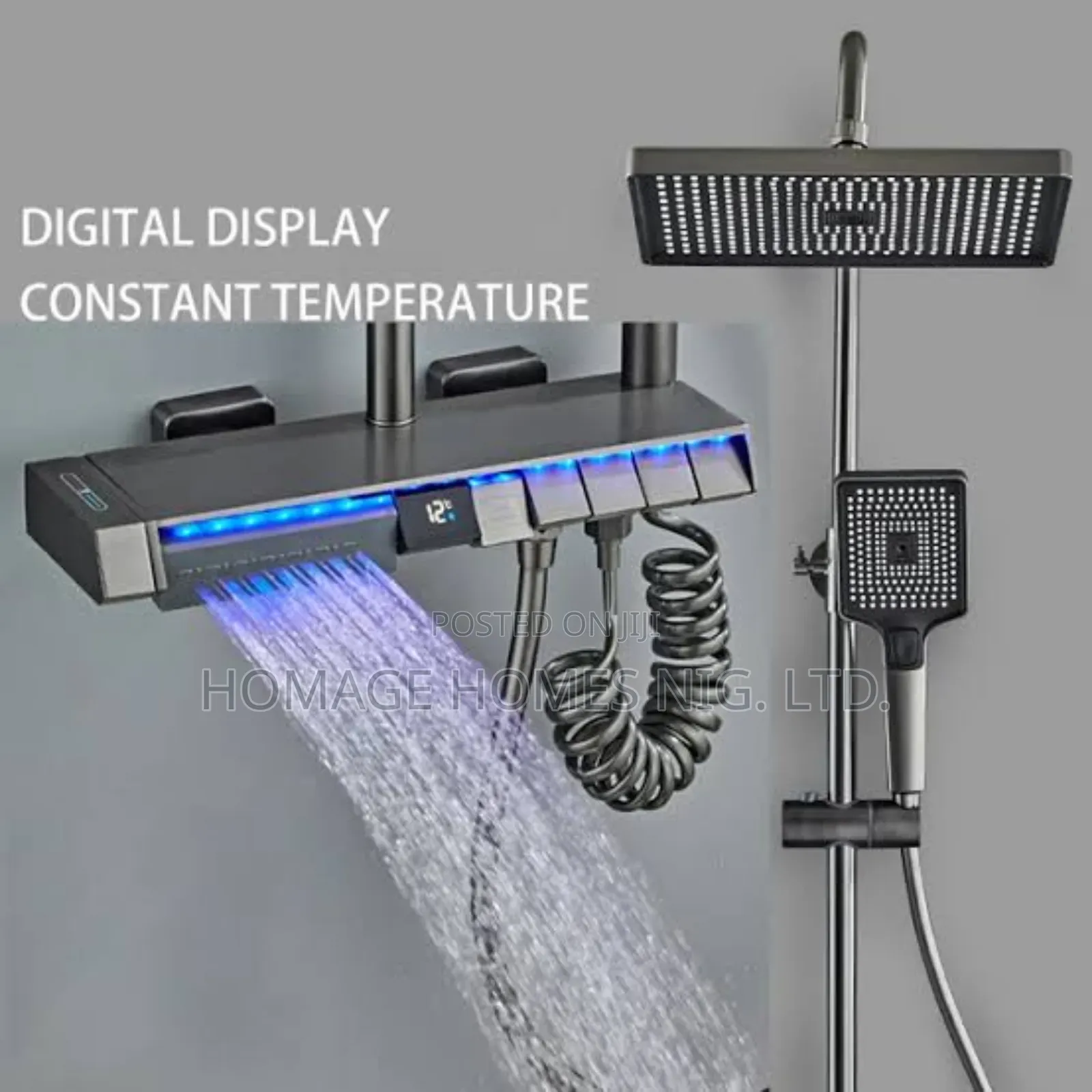 Heavy Guage Shower Wit Thermostatic Display