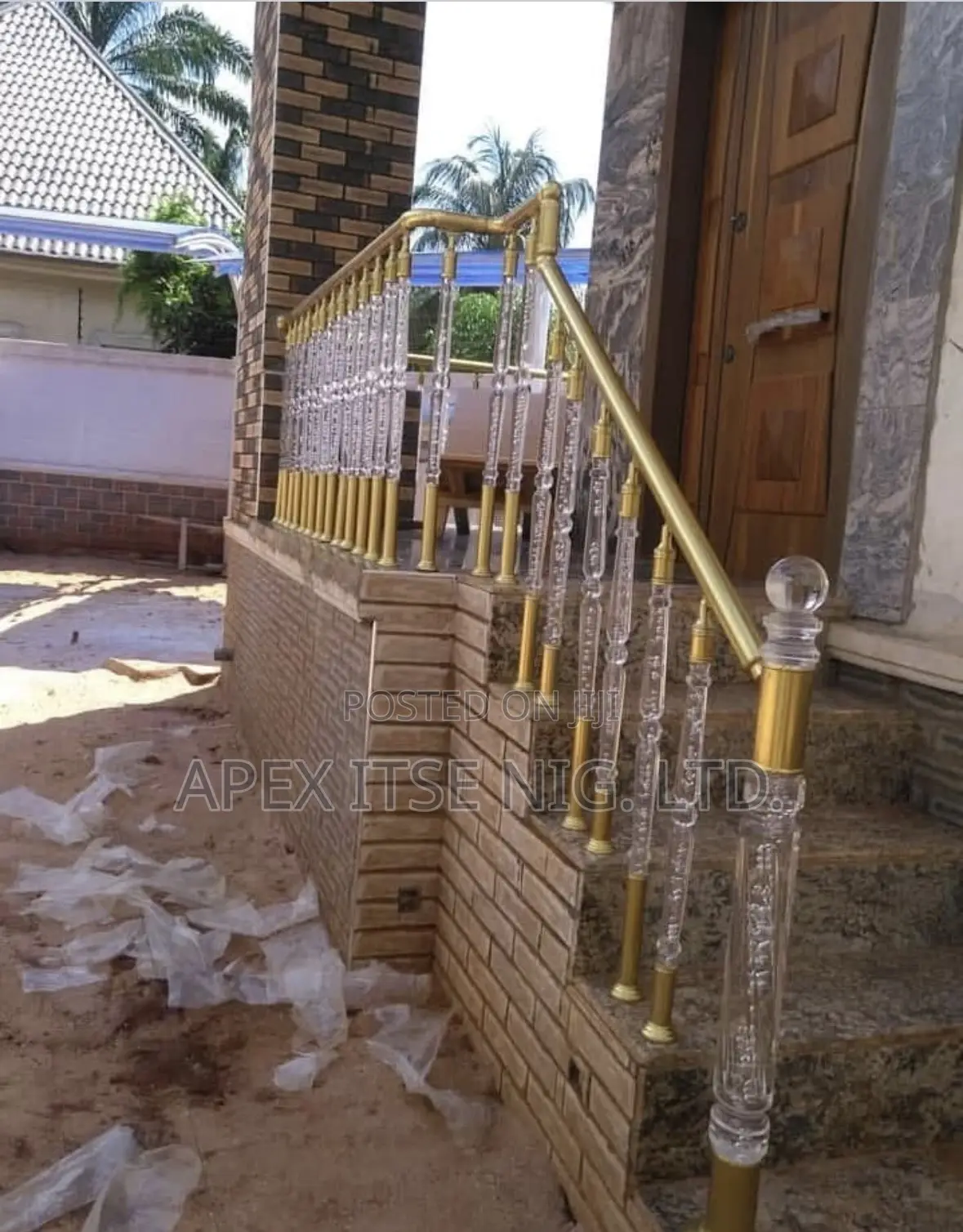 Crystal Stairs Handrails