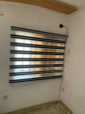 Day and Night Window Blind Black and White