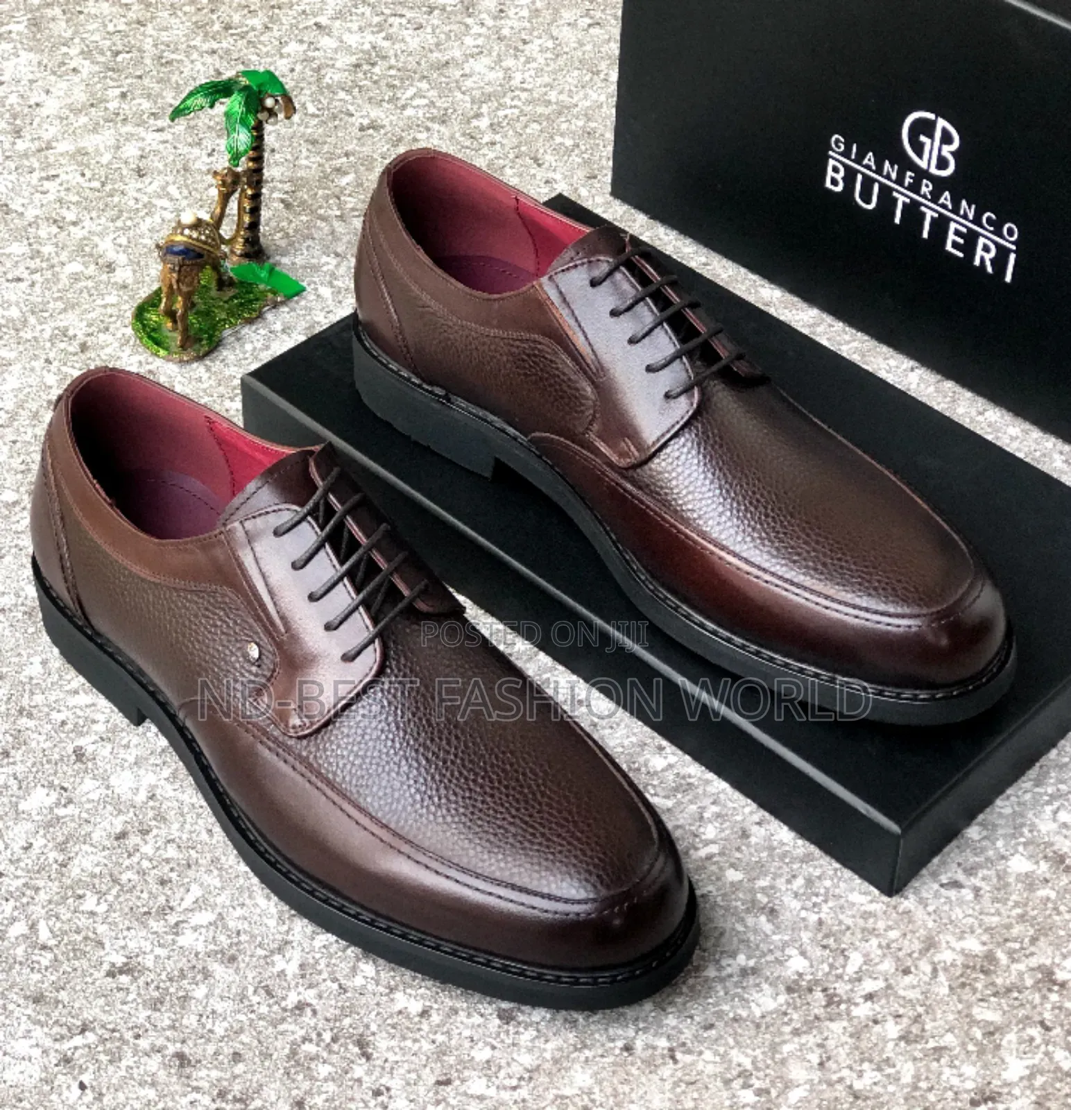 Black Leather Butteri Shoe