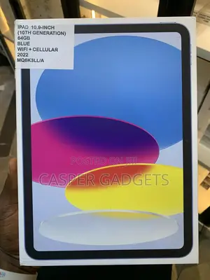 New Apple iPad (2022) 64 GB Blue