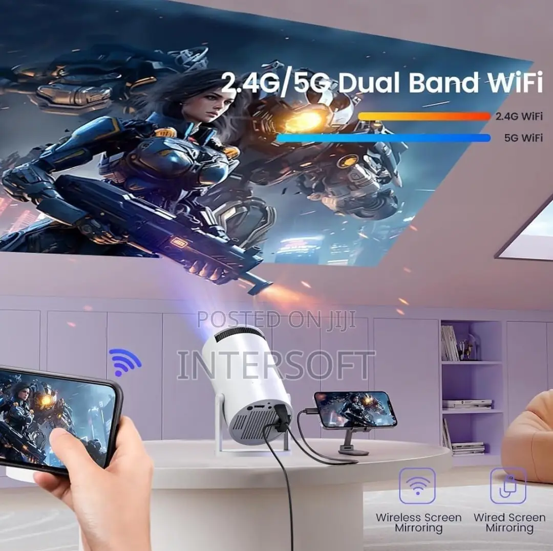 Mini Projector, Auto / Smart /5g Wifi, Bt