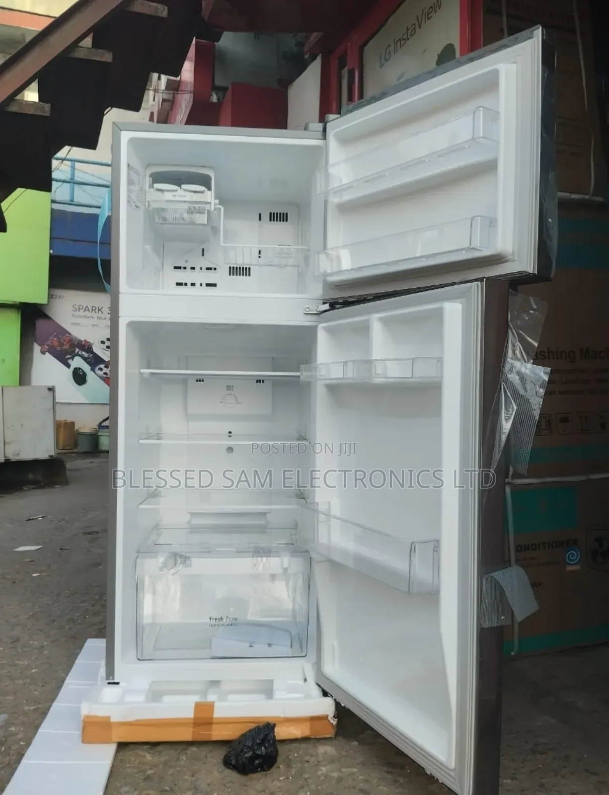 Lg Smart Inverter Fridge 286-L Double Door Fast Freezing