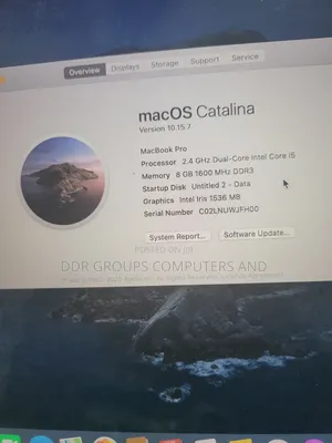 Laptop Apple MacBook Pro 2013 8GB Intel Core I5 SSD 256GB