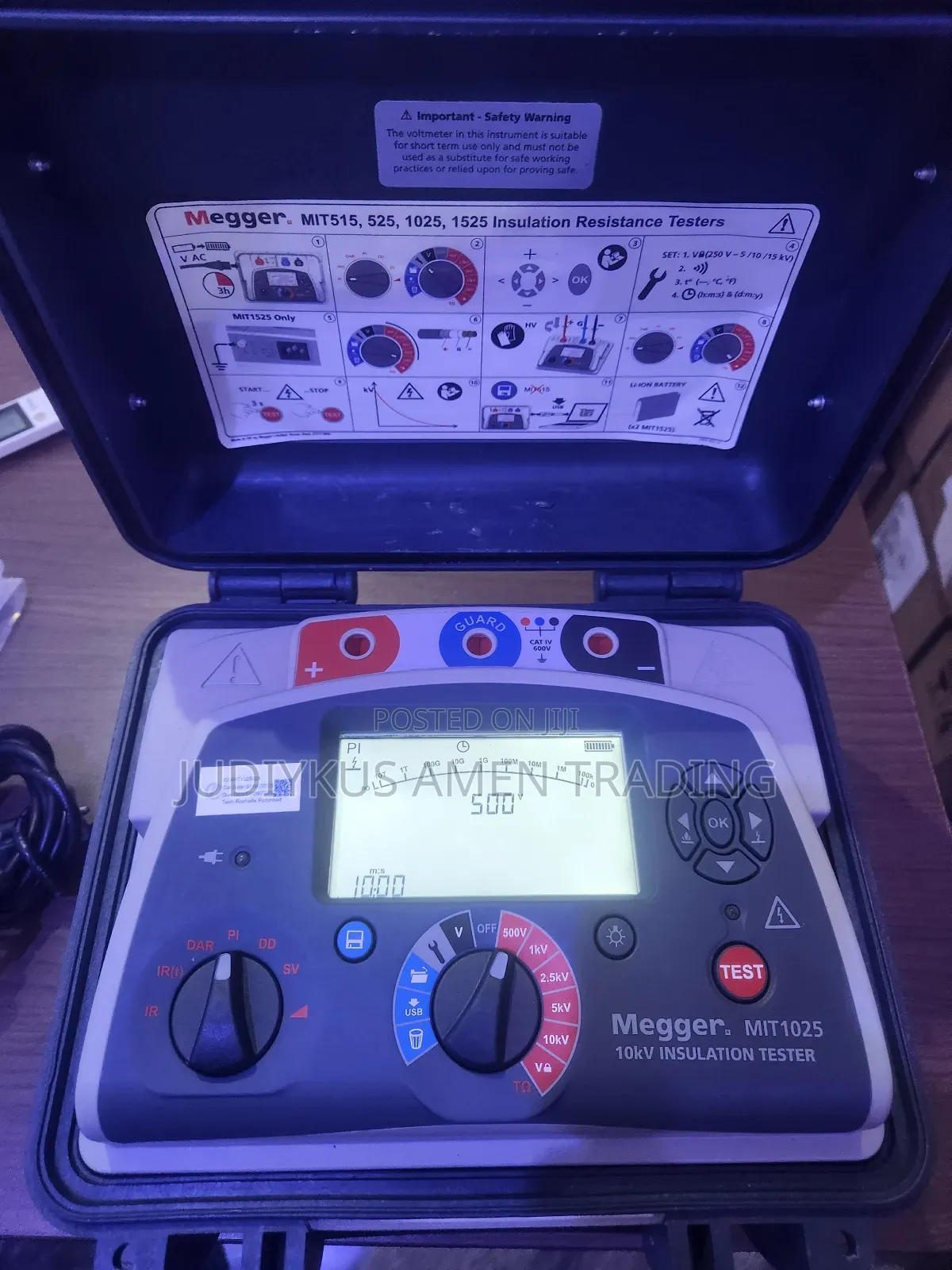 Megger Insulation Tester 10kva