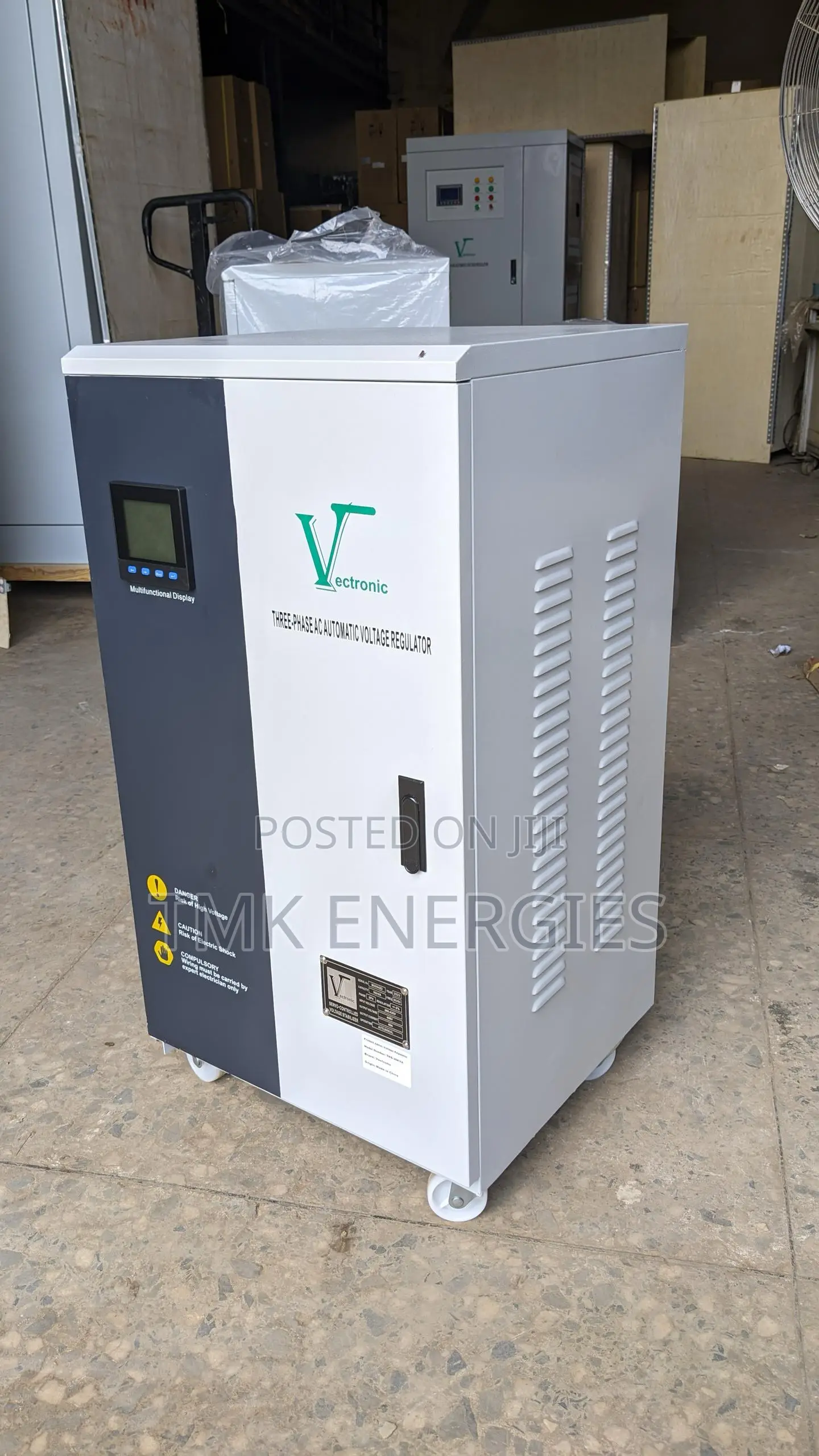 30kva 3-phase Vectronics Servo Stabilizer