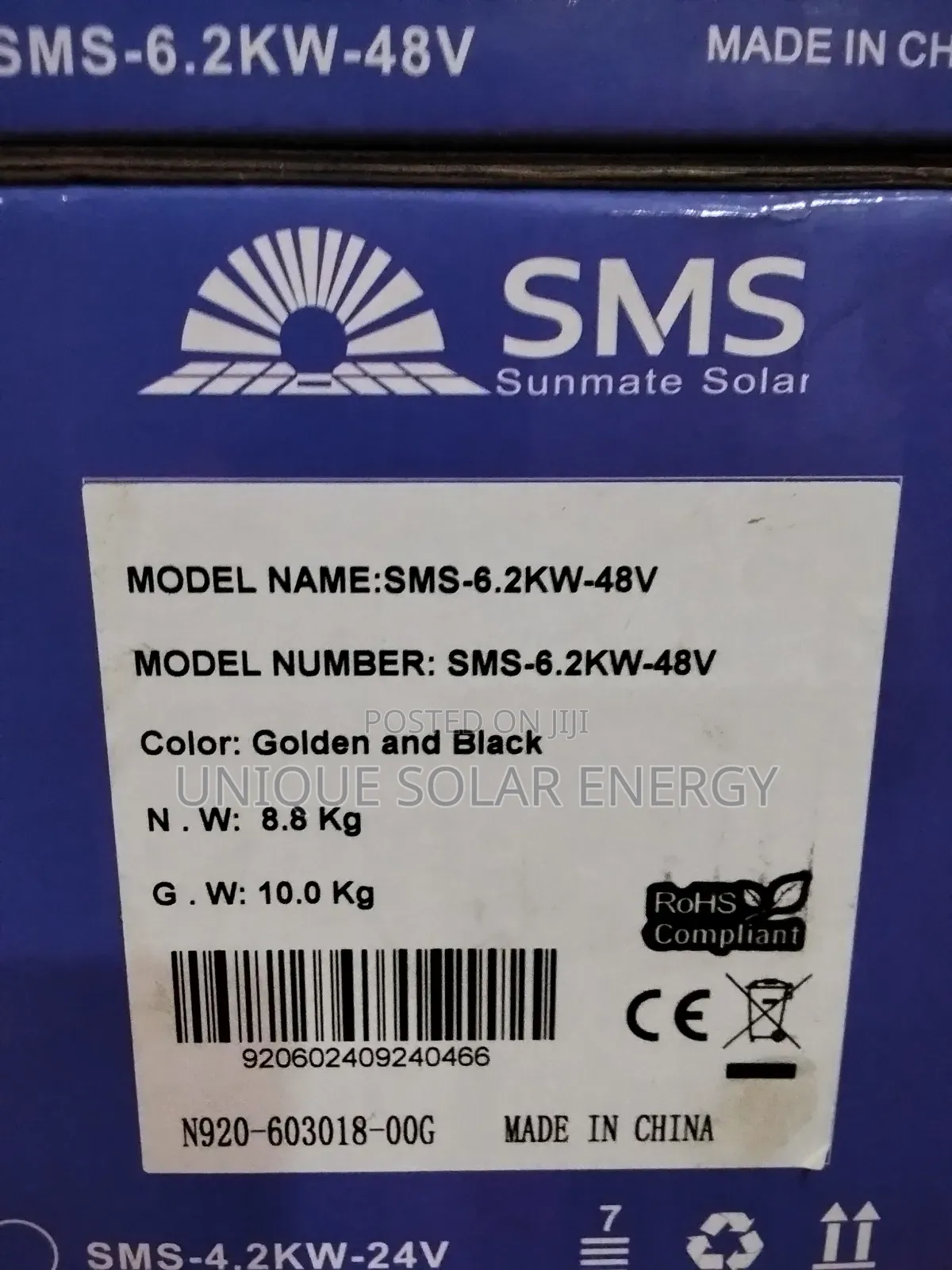 SMS 6.2kva 48v Hybrid Inverter