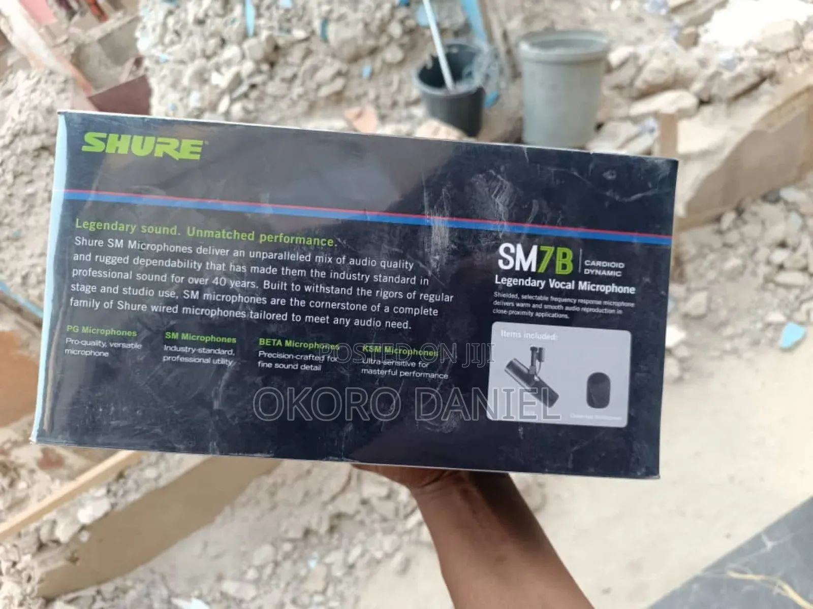 Shure Sm7b Cardioid Dynamic Microphone