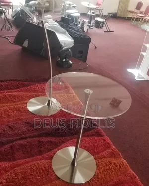 Modern Church Pulpit With Side Stools for Church