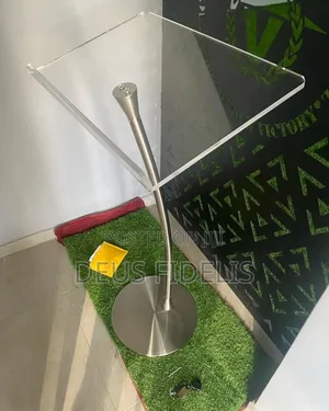Single Pole Pulpit With Acrylic Top 10mm